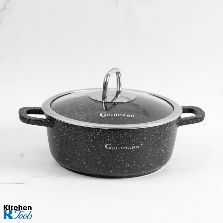 Златна тенджера 7.9L с керамично покритие