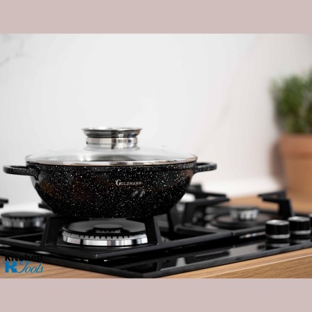 Лята алуминиева тенджера Goldmann, 32x8.5 см