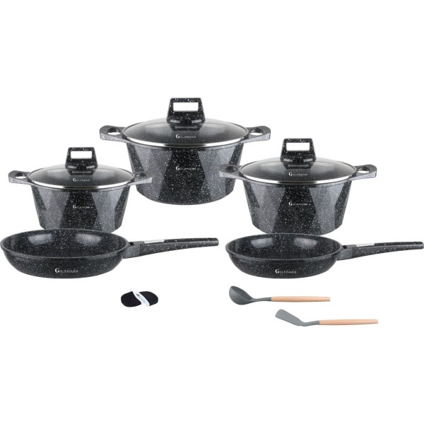 Комплект алуминиеви съдове Goldmann - 10 части