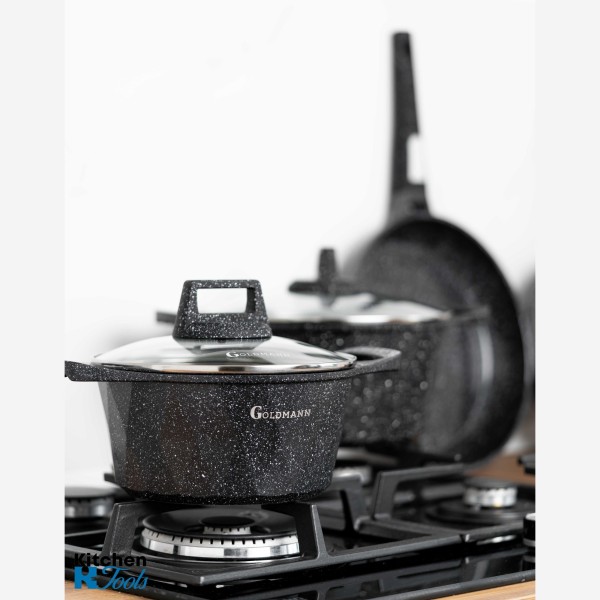 Комплект алуминиеви съдове Goldmann - 10 части