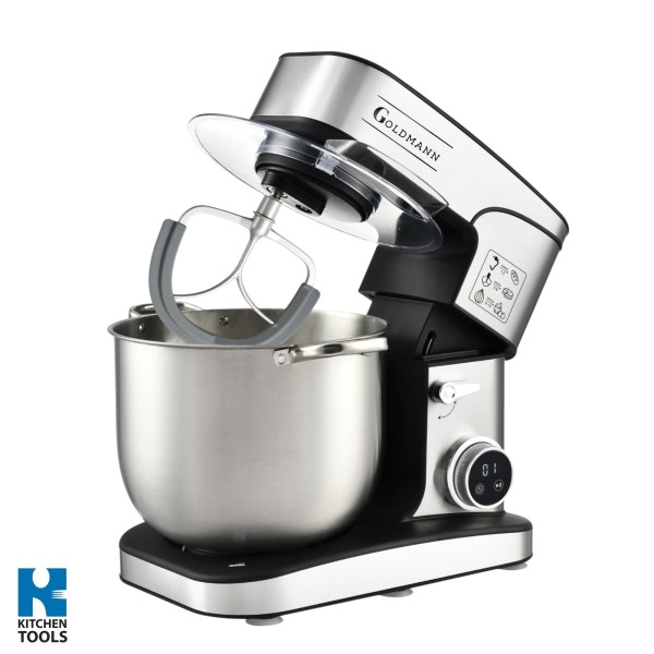 Планетарен миксер Goldmann 3500W, 16L, 12 скорости, метален