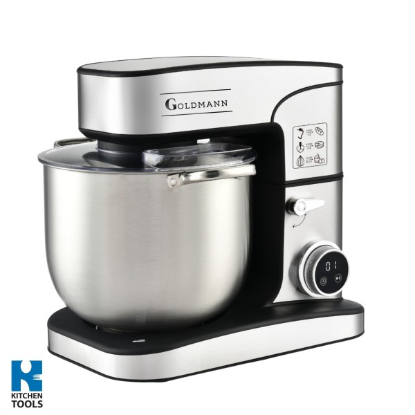 Планетарен миксер Goldmann 3500W, 16L, 12 скорости, метален