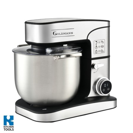 Планетарен миксер Goldmann 3500W, 16L, 12 скорости, метален