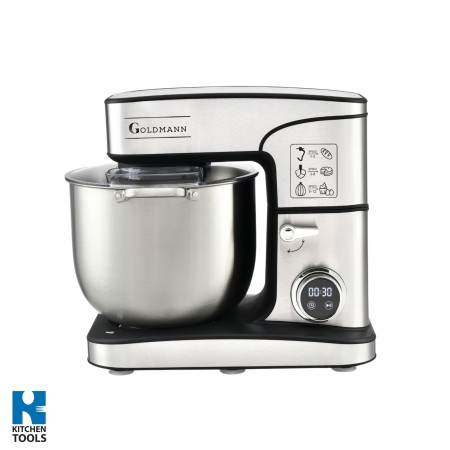 Планетарен миксер Goldmann 3500W, 16L, 12 скорости, метален