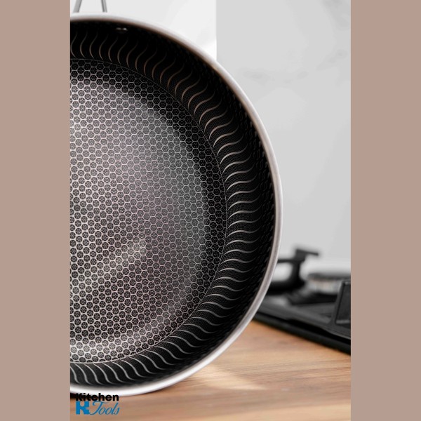 Хибриден уок тиган FUSIONHEX PRO II, 28 см