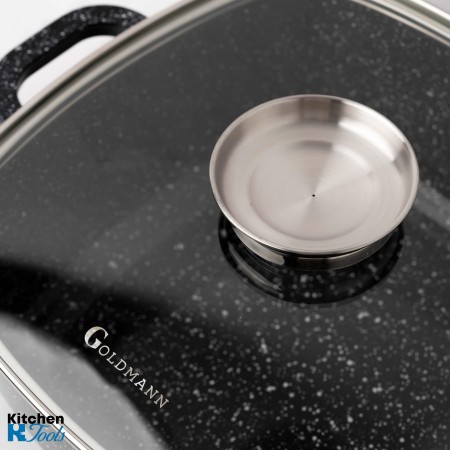 Тенджера индукция 28x11 см, 6.5L - Goldmann