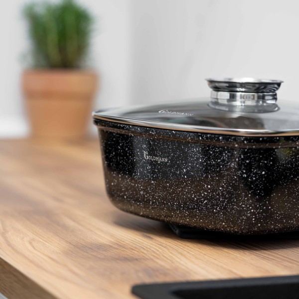 Тенджера индукция 28x11 см, 6.5L - Goldmann