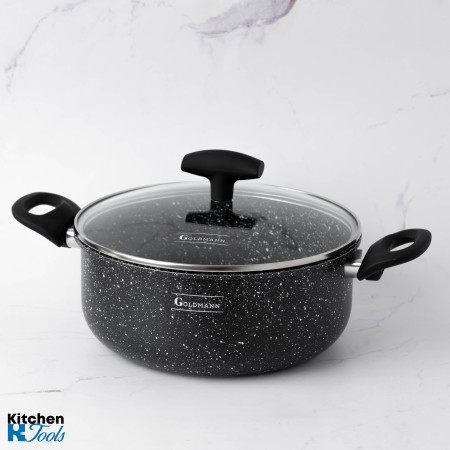 Алуминиева тенджера 5.3L, керамично покритие