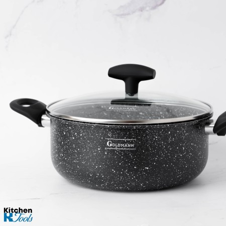 Алуминиева тенджера 5.3L, керамично покритие