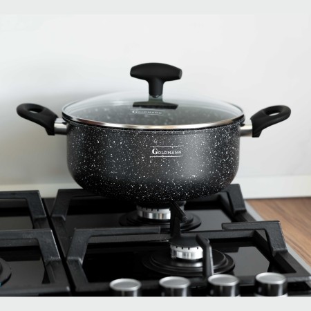 Алуминиева тенджера 5.3L, керамично покритие