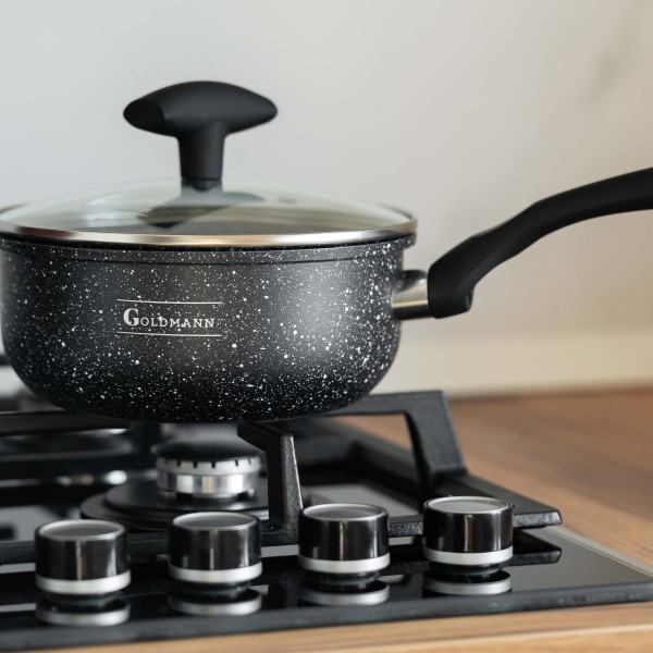 Тиган за сос 16x6.5cm с капак, Goldmann