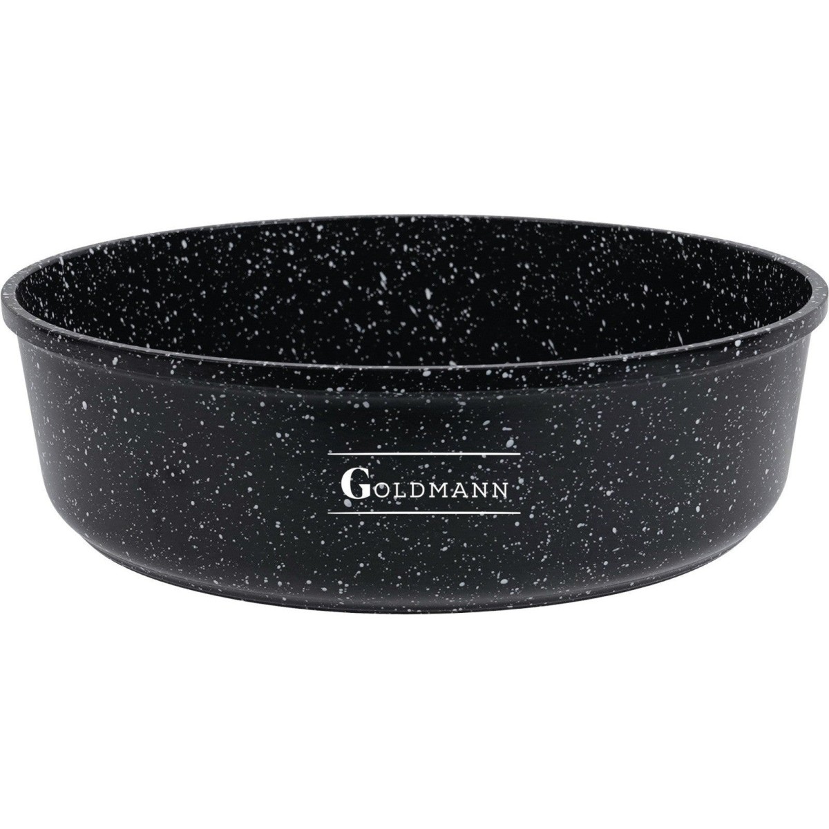 Kръгла алуминиева тава, 28 x 7 см, 4,3 л, мраморно керамично покритие, Goldmann