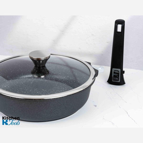 Тиган от лят алуминий с незалепваща повърхност