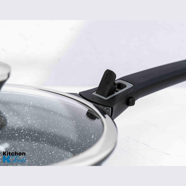 Тиган с подвижна дръжка, 24 см - Bohmann