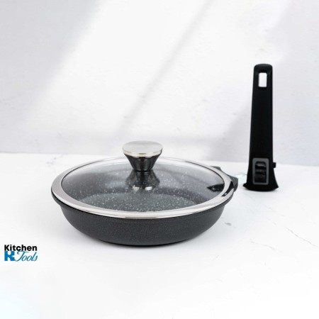 Тиган с незалепваща пов. и подвижна дръжка 28см