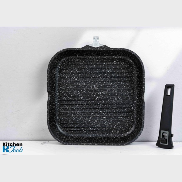 Грил тиган 28см, лят алуминий, Bohmann