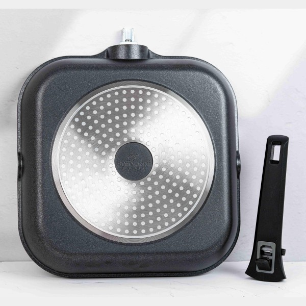 Грил тиган 28см, лят алуминий, Bohmann