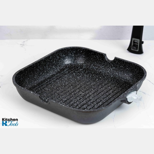 Грил тиган 28см, лят алуминий, Bohmann