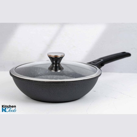 Уок тиган Goldmann 28см, незалепващ, индукция