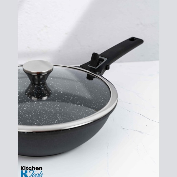 Уок тиган Goldmann 28см, незалепващ, индукция