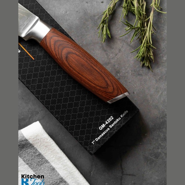 Професионален готварски нож Дамаска стомана