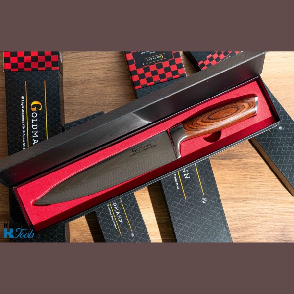 Професионален готварски нож Дамаска стомана