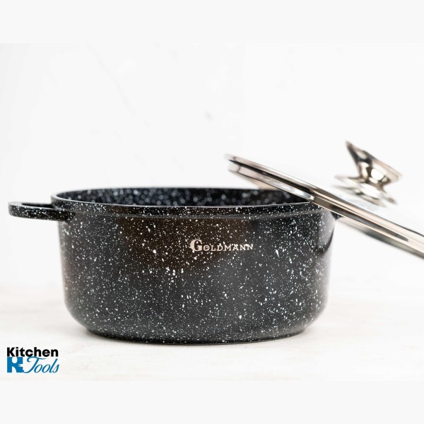 Комплект тенджери Goldmann с капаци 20/24/28 см