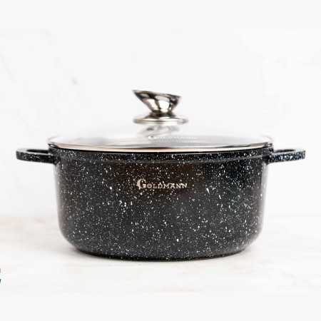 Комплект от 8 тенджери и тиган с гранитно покритие