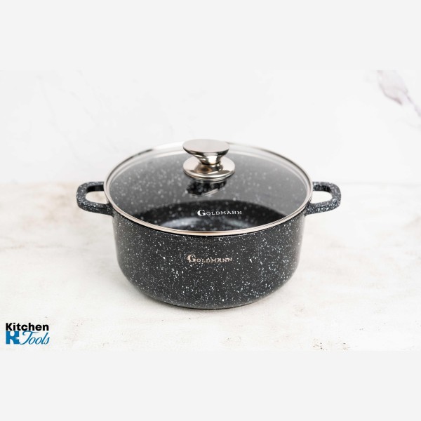 Комплект от 8 тенджери и тиган с гранитно покритие