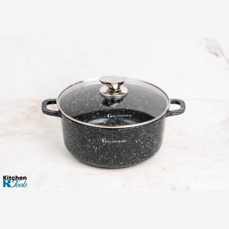 Комплект от 8 тенджери и тиган с гранитно покритие