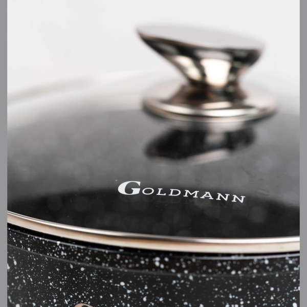 Комплект от 8 тенджери и тиган с гранитно покритие