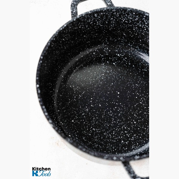 Комплект от 8 тенджери и тиган с гранитно покритие