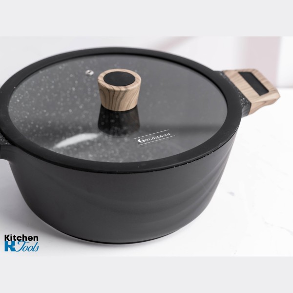 Комплект от 9 тигана Goldmann - керамични слоеве