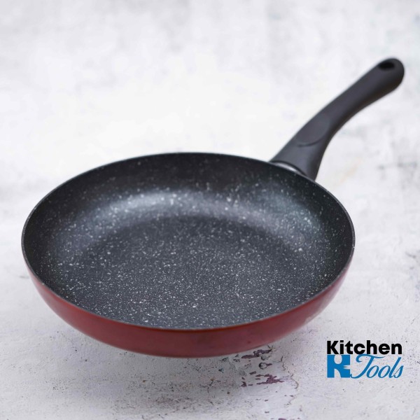 Алуминиев тиган 28 см с мраморно покритие