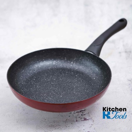 Алуминиев тиган 28 см с мраморно покритие