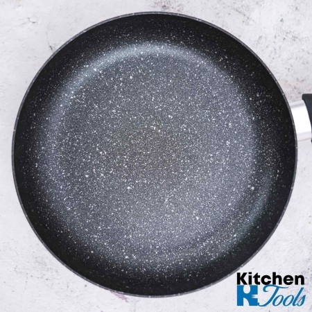 Алуминиев тиган 28 см с мраморно покритие