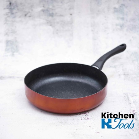 Висок алуминиев тиган 26 см с мраморно покритие