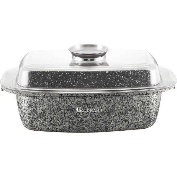 Тенджера със стъклен капак, 32x21x11cm