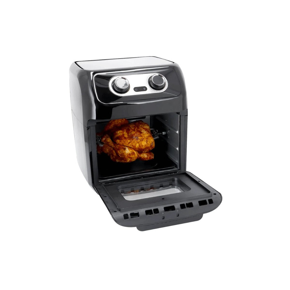 Airfryer XXL 12 в 1, 3 зони за готвене, 1800W, 12 литра, 12 програми, 7 аксесоара, 200°C, таймер 60 минути