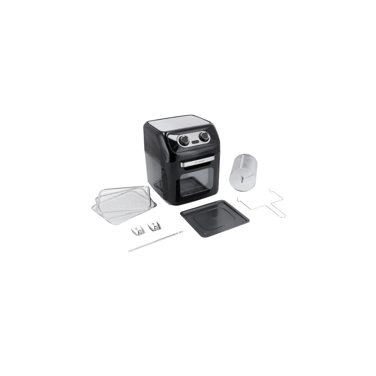 Airfryer XXL 12 в 1, 3 зони за готвене, 1800W, 12 литра, 12 програми, 7 аксесоара, 200°C, таймер 60 минути