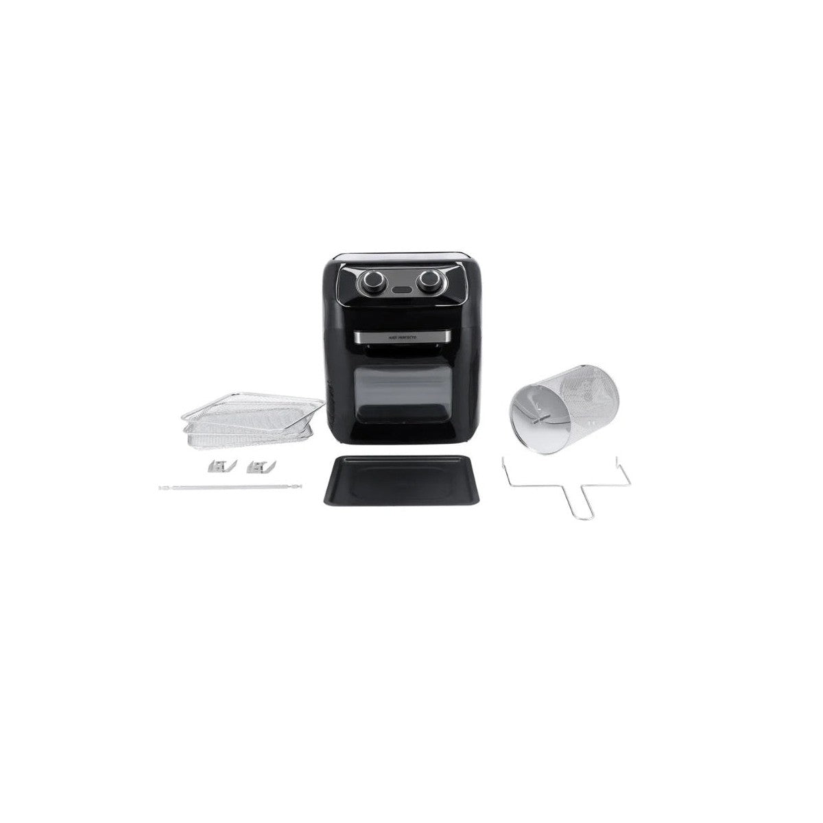 Airfryer XXL 12 в 1, 3 зони за готвене, 1800W, 12 литра, 12 програми, 7 аксесоара, 200°C, таймер 60 минути