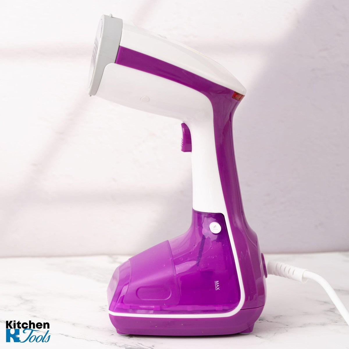 Вертикална парна ютия Oliver Voltz, 1000W, 10gr/min, кабел 1.8m, 280ml, розов