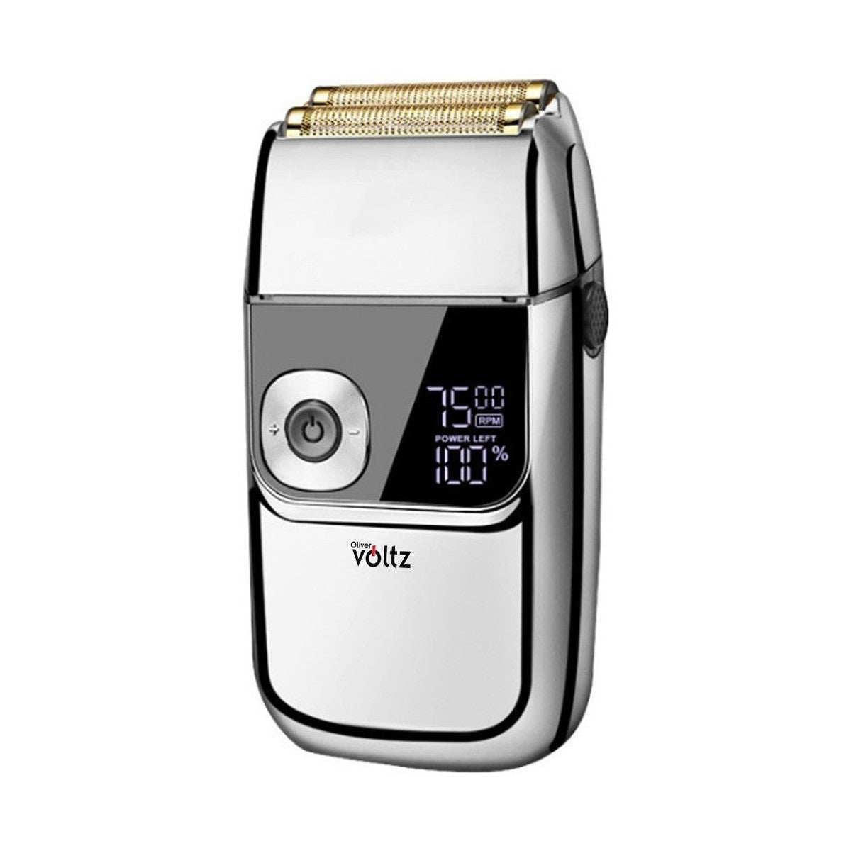 Самобръсначка Oliver Voltz OV51814C, 5W, LCD, IPX4, 1400mAh, Автономия до 2ч, 3 скорости, USB, Инокс