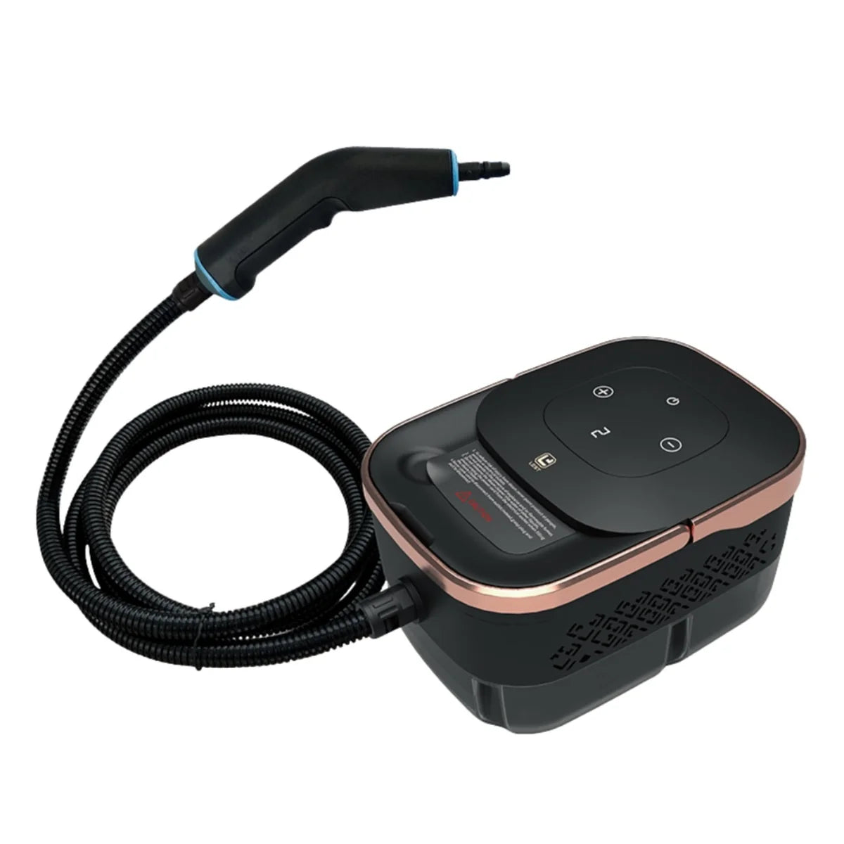 Парочистачка Oliver Voltz, 1500W, 4 бара, 1.25 л, 6 степени, Дезинфекция, Аксесоари, Черен/Розово Злато