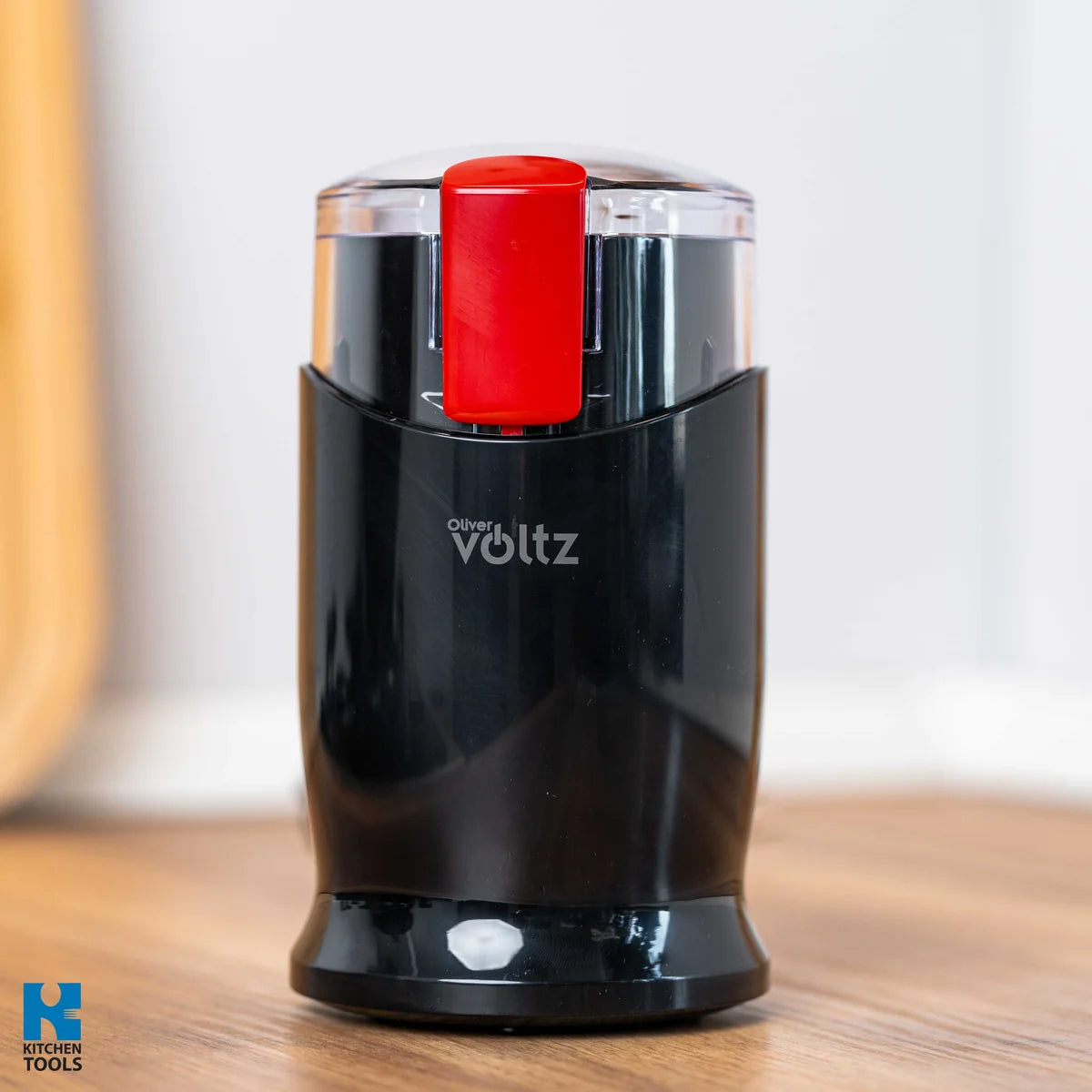 Кафемелачка Oliver Voltz, 150W, 60 гр, Система за безопасност, Стоманени ножове, Черен